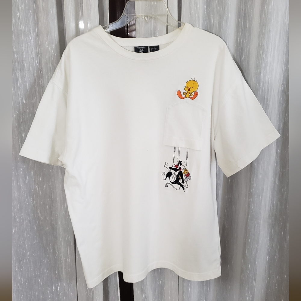 White Graphic Short Sleeve Tee